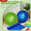 Toyzone World Slip Resistant Heavy Duty Yoga Ball Green and Blue - 3 of 3