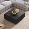 Bella Depot 33.25" Square Coffee Table with 4 Drawers - 3 of 4