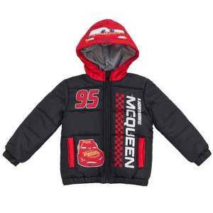 Disney Zip Up Winter Coat Puffer Jacket Little Kid - 1 of 4