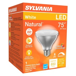 Sylvania Natural PAR30 E26 (Medium) LED Bulb White 75 Watt Equivalence 1 pk - 1 of 1