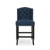 NicBex Dining Chairs Set of 2 Upholstered Chair Counter Height Stools?Fabric Tufted Wingback Chairs for Kitchen, Blue - 4 of 4