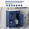 Whisen 24" Bathroom Storage Cabinet Bathroom Vanity with Ceramic Sink and 2 Drawers - 4 of 4
