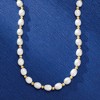Ross-Simons 8-9mm Cultured Oval Pearl Necklace With 14kt Yellow Gold - 4 of 4