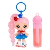 Yummiland x Licensed Sweets Lip Gloss Doll: Bazooka Bubble Gum Includes DIY Lip Gloss + Removable Keychain - 2 of 4