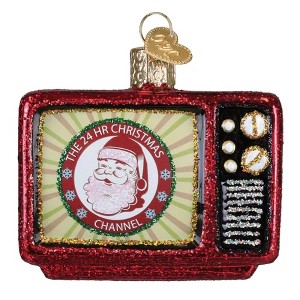 Old World Christmas Blown Glass Ornament for Christmas Tree, 24hr Christmas Channel - 1 of 4