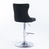 Maliang Swivel Velvet Barstools, Adjusatble Seat Height from 25-33 Inch, for Home Pub and Kitchen Island,Set of 2 - 3 of 4