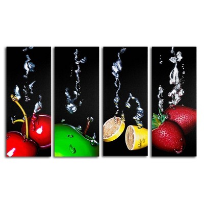 4pc Granny Splash by Roderick Stevens - Trademark Fine Art