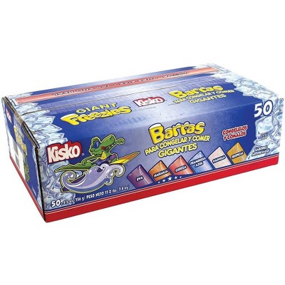 Kisko Giant Freezies - 5.5 Oz (Pack of 50)