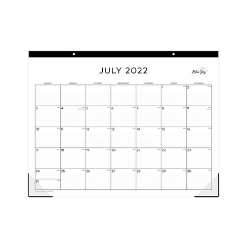 2022-23 academic desk pad calendar 22