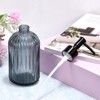 Unique Bargains Large Capacity Glass Soap Dispenser With Durable Black Pump 2 Pcs - 3 of 4