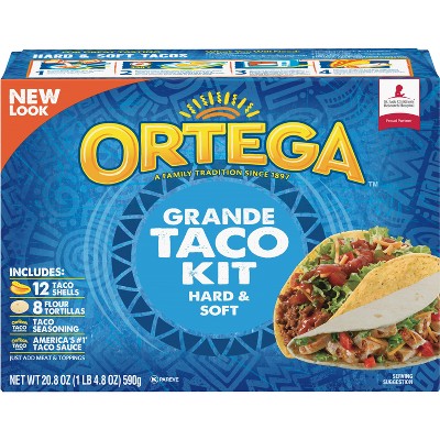 Ortega Hard & Soft Taco Grande Dinner Kit - 20.8oz
