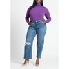ELOQUII Women's Plus Size The Naomi Comfort Stretch Straight Leg Jean - 4 of 4