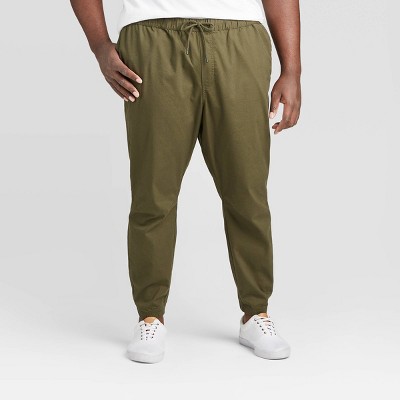 mens tall khaki joggers