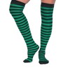 Striped Patterned Over the Knee Socks from the Sock Panda (Women's Sizes Adult Medium) - Green and Black - 3 of 3