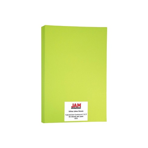 Jam Paper Ledger 65lb Colored Cardstock Tabloid Size 11 X 17 Red Recycled  16728488 : Target