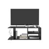 47.4" Entertainment Center TV Stand with Spacious Shelves and Large Compartment for Living Room and Bedroom - 4 of 4