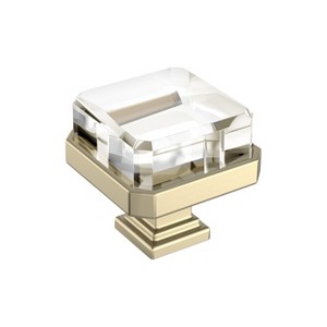 Amerock Glacio Square Cabinet or Furniture Knob - 1 of 3