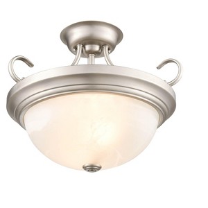 Millennium Lighting 2 - Light Flush Mount in  Satin Nickel - 1 of 2