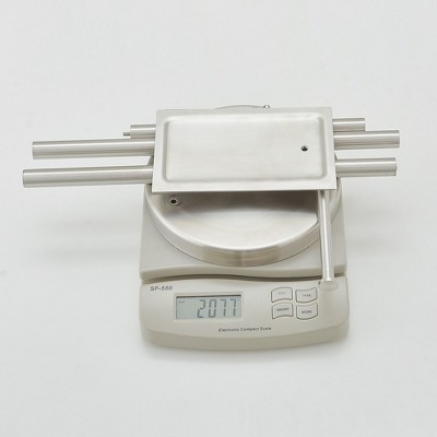 Brushed Nickel Freestanding Toilet Paper Holder with Storage Shelf