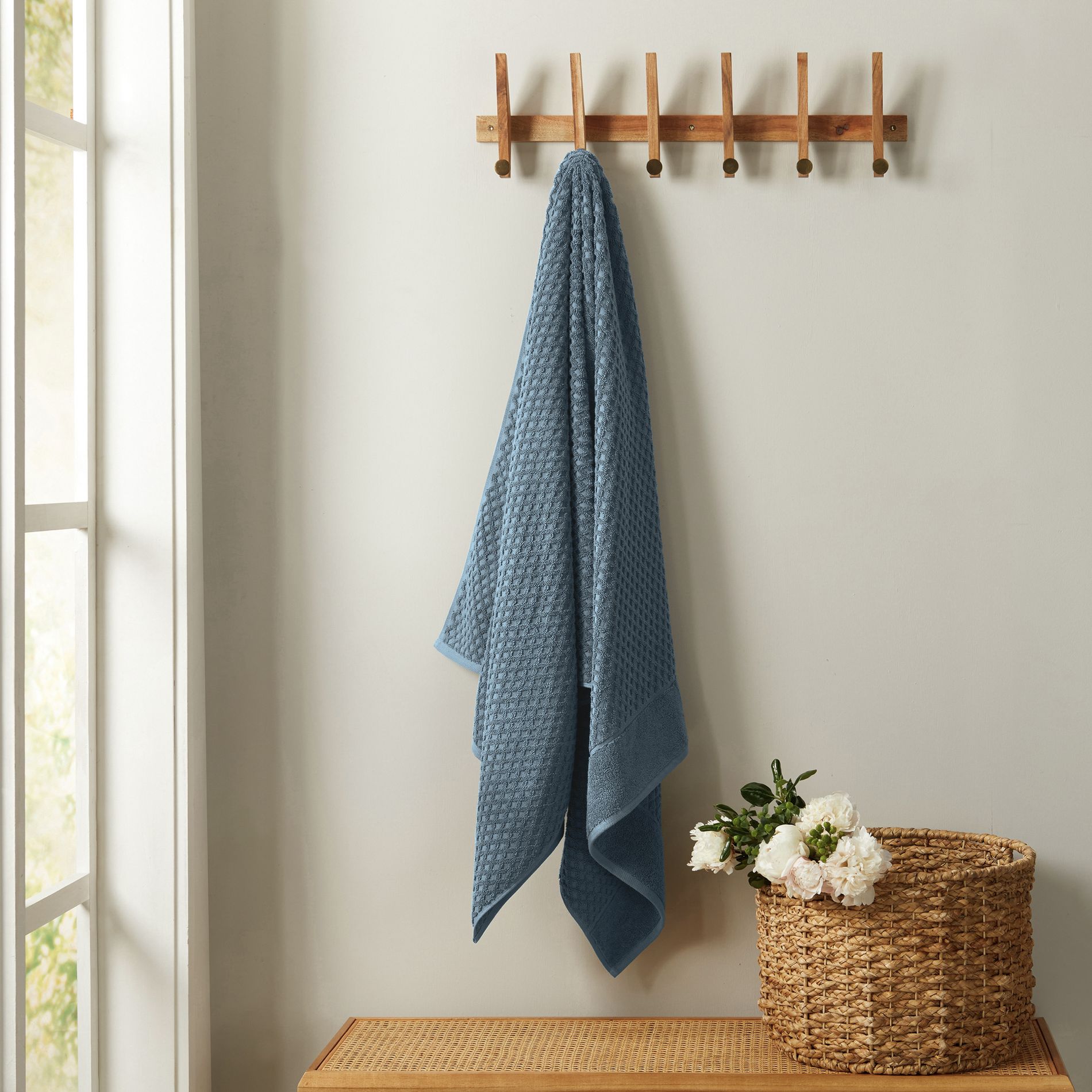 Cotton Quick-Dry Textured Single Towel - Great Bay Home