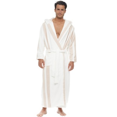 Alexander Del Rossa Men's Classic Winter Robe, Full Length Hooded ...