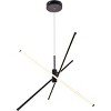 Elegant Lighting Sonya 3 Light Black Pendant - 3 of 4