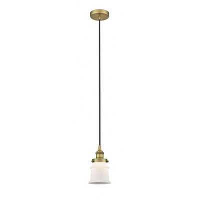 Canton - 1 Light Mini Pendant In Industrial Style-9.25 Inches Tall and 5.25 Inches Wide