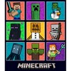 Juniors Womens Minecraft Character Boxes T-Shirt - 2 of 4