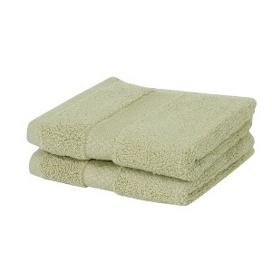 Splash Zero Twist 100% Ring Spun Cotton Face Washcloth Set – Reversible, 550 GSM, Soft, Lightweight, Highly Absorbent Towels for Bathroom - 1 of 4