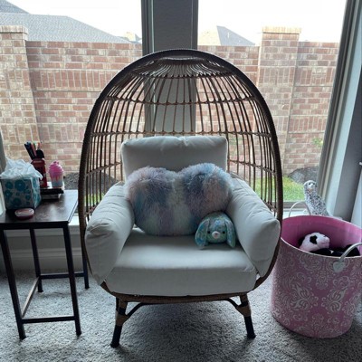 Target wicker egg online chair