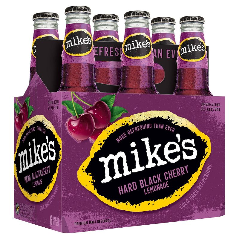 Mike&#39;s Hard Black Cherry Lemonade - 6pk/11.2 fl oz Bottles, 6 of 7