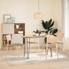 vidaXL Black Hairpin Table Legs - Steel Construction with Adjustable Levelers & Easy Assembly - 4pcs - 3 of 4
