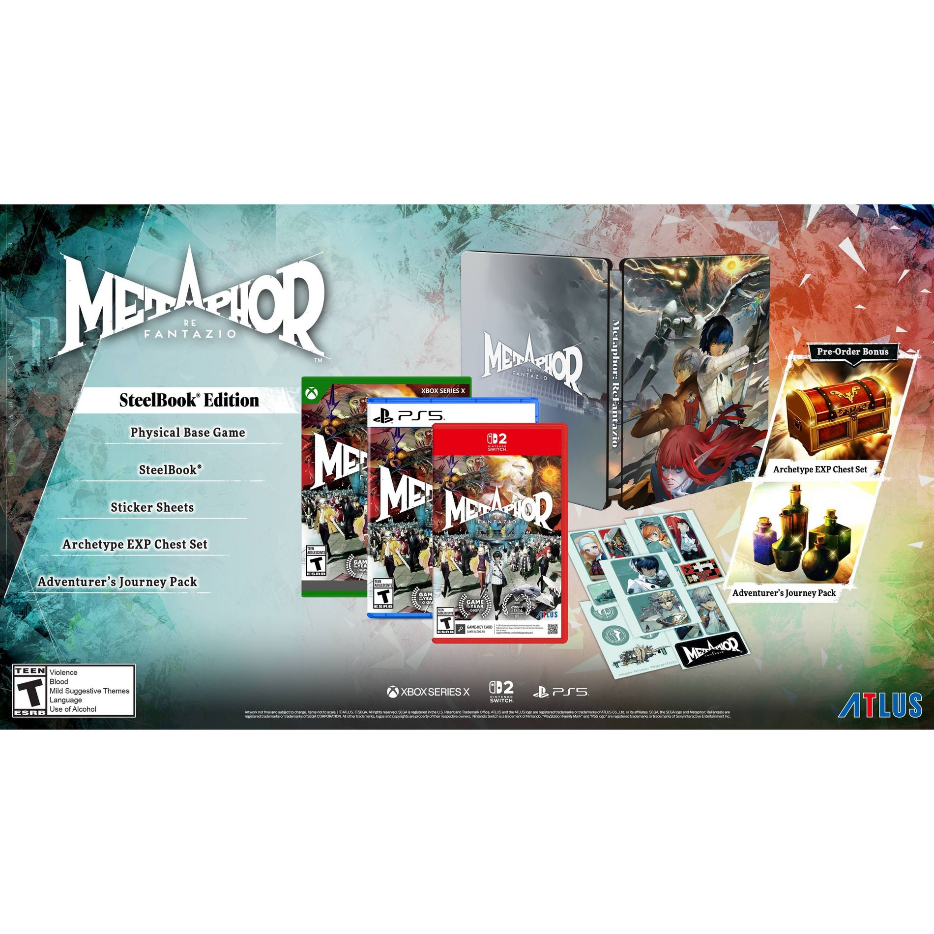 Metaphor: ReFantazio SteelBook Edition - Nintendo Switch 2