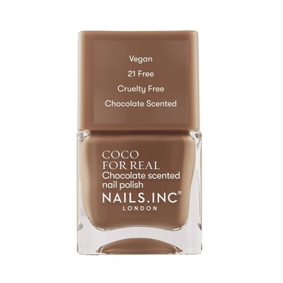 Nails.INC Coco For Real Chocolate Scented Nail Polish - Rock It Chocolate - 4.6 fl oz