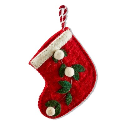 TAG Sprig Stocking Gift Card Hldr Ornmt