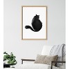 Kate & Laurel All Things Decor 18"x24" Sylvie Black Cat Wall Art: Viola Kreczmer, Framed Canvas - 4 of 4
