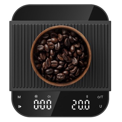 Ultrean 5.9" Coffee Scale, 3kg/0.1g Accuracy for Pour Over and Drip Coffee, LCD Display