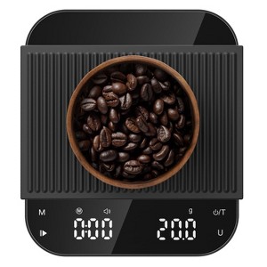 Ultrean 5.9" Coffee Scale, 3kg/0.1g Accuracy for Pour Over and Drip Coffee, LCD Display - 1 of 4