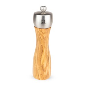 Peugeot | Fidji Salt Mill, Wood/Stainless, Olive Wood, 20 cm - 8 in - 1 of 4