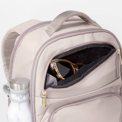 Рюкзаки Open Story Signature Day Trip Backpack Taupe - Open Story™: 24L Water-Resistant Laptop Bag — фото 4
