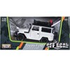 Toyota FJ40 Land Cruiser White "4x4 Overlanders" Series 1/24 Diecast Model Car by Motormax - 3 of 3