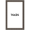 PosterPalooza | 14x24 Modern Bamboo Picture Frame, UV Acrylic, 5 Finishes - 2 of 4