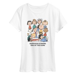 Women's - Peanuts - One Of The Gang Short Sleeve Graphic T-Shirt - 1 of 4