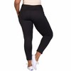 24seven Comfort Apparel Plus Size Side Pocket Ankle Length Yoga Pant Leggings - 3 of 4