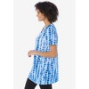 Woman Within Plus Size V-Neck Tie-Dye Tunic - 4 of 4