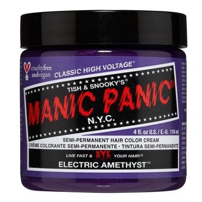 Manic Panic Classic Temporary Hair Color - Purple - 4oz : Target