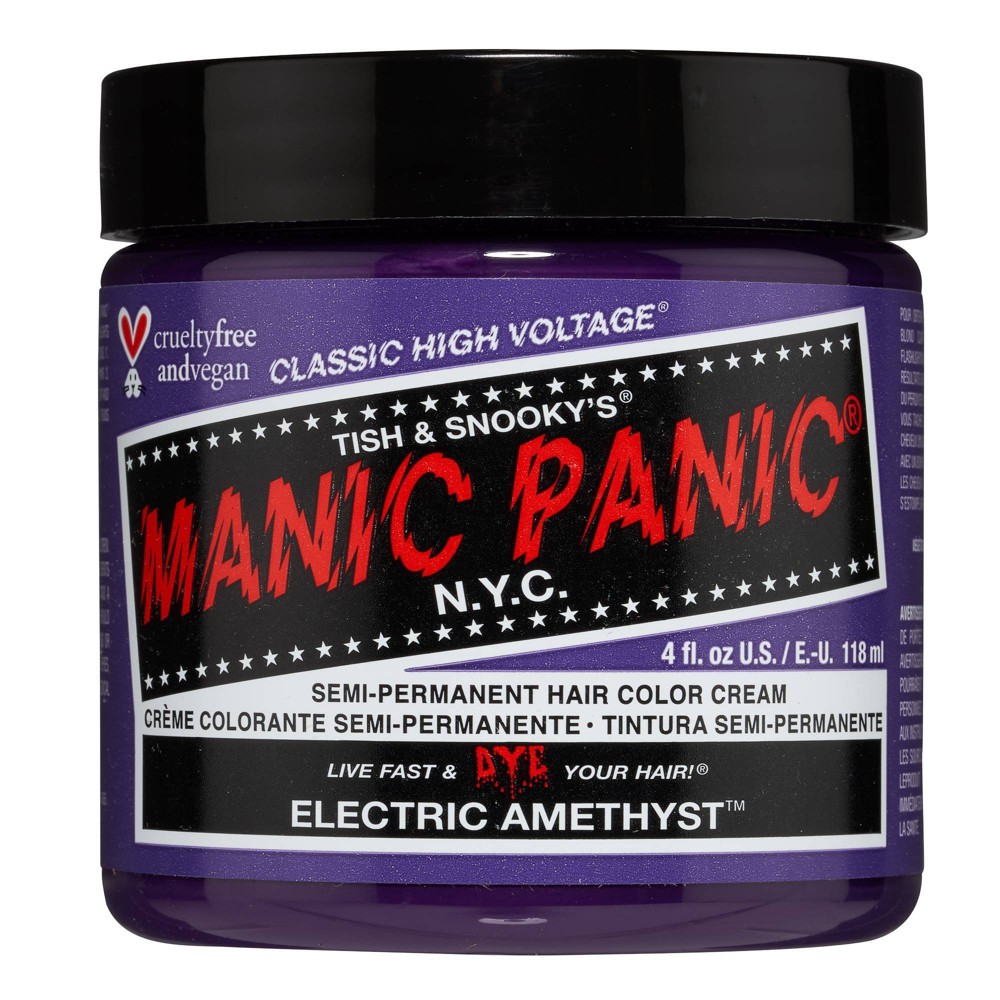 Photos - Hair Dye Manic Panic Classic Temporary Hair Color - Purple - 4oz