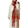 MSDC Winter Women Warm Scarf Long Shawl Large Scarves Cold Weather Thick Blanket Scarfs Colorful Plaid - 2 of 4