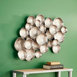 Aluminum Plate Wall Decor with Uneven Edges - Olivia & May - 1 of 4