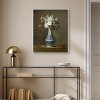 Art Remedy Jean Baptiste Chardin - A Vase of Flowers Classical vintage floral vase wall art Framed - 2 of 4
